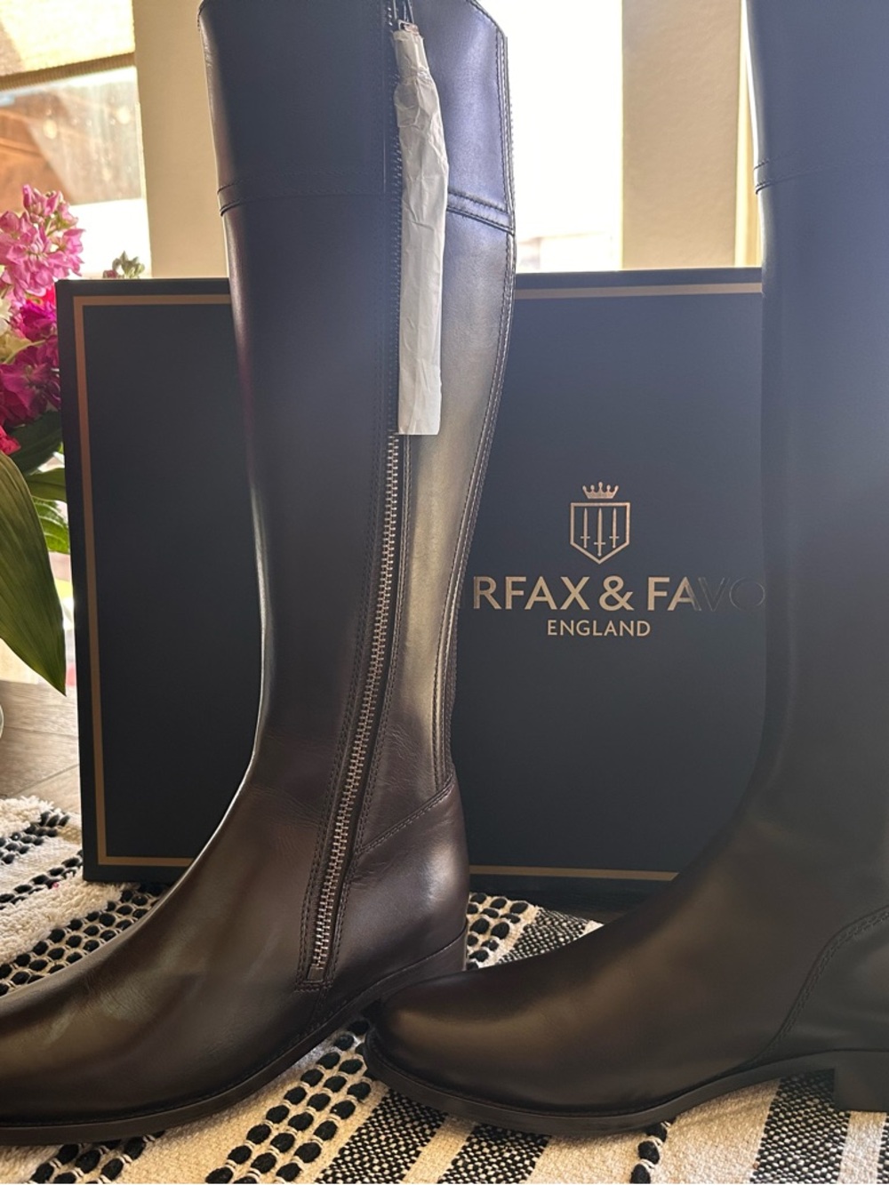 Fairfax & Favor Regina Leather Boots - Picture 8 of 9